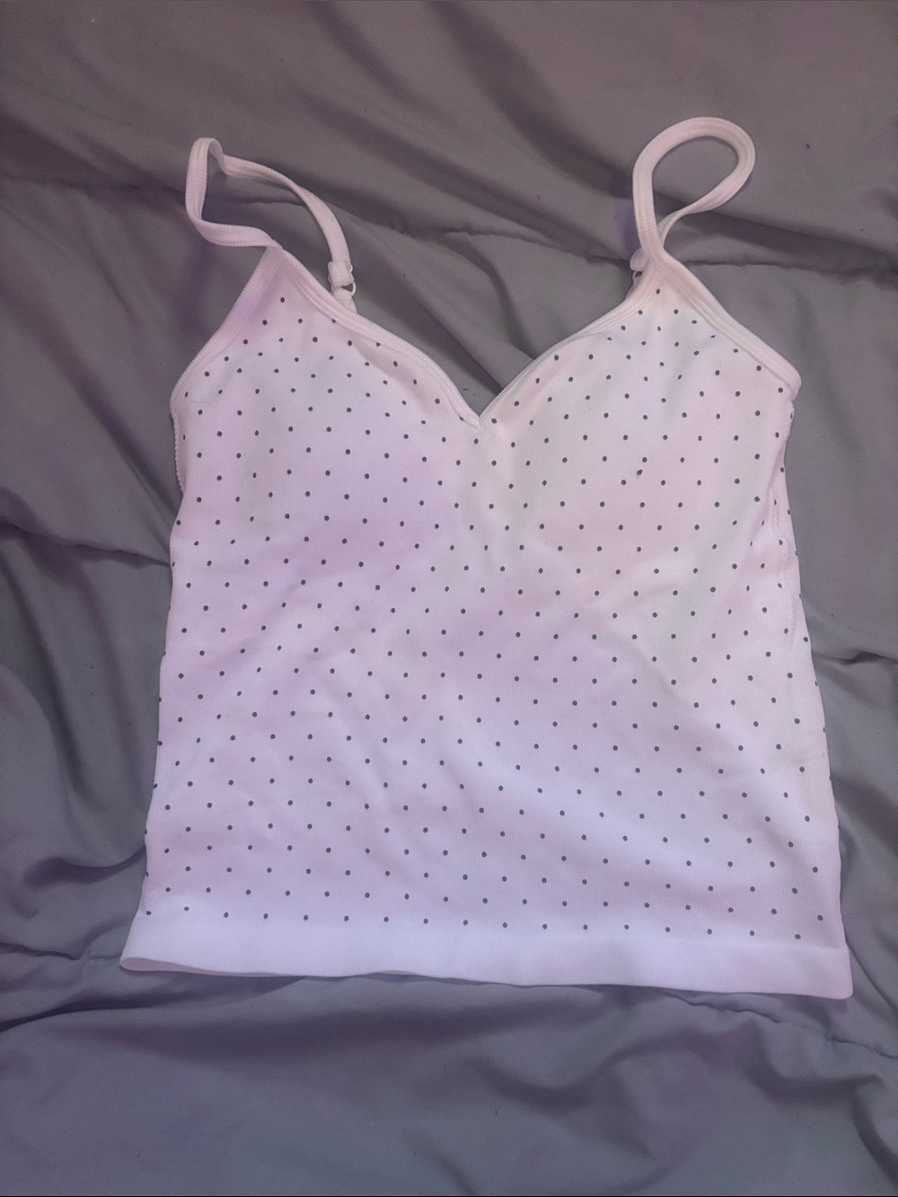 Streetwear Society White Polka Dot Cami